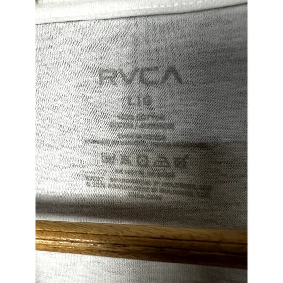 Men's RVCA Gradiant Color Logo Graphic 100% Cotton T-Shirt - Large - Picture 3 of 4